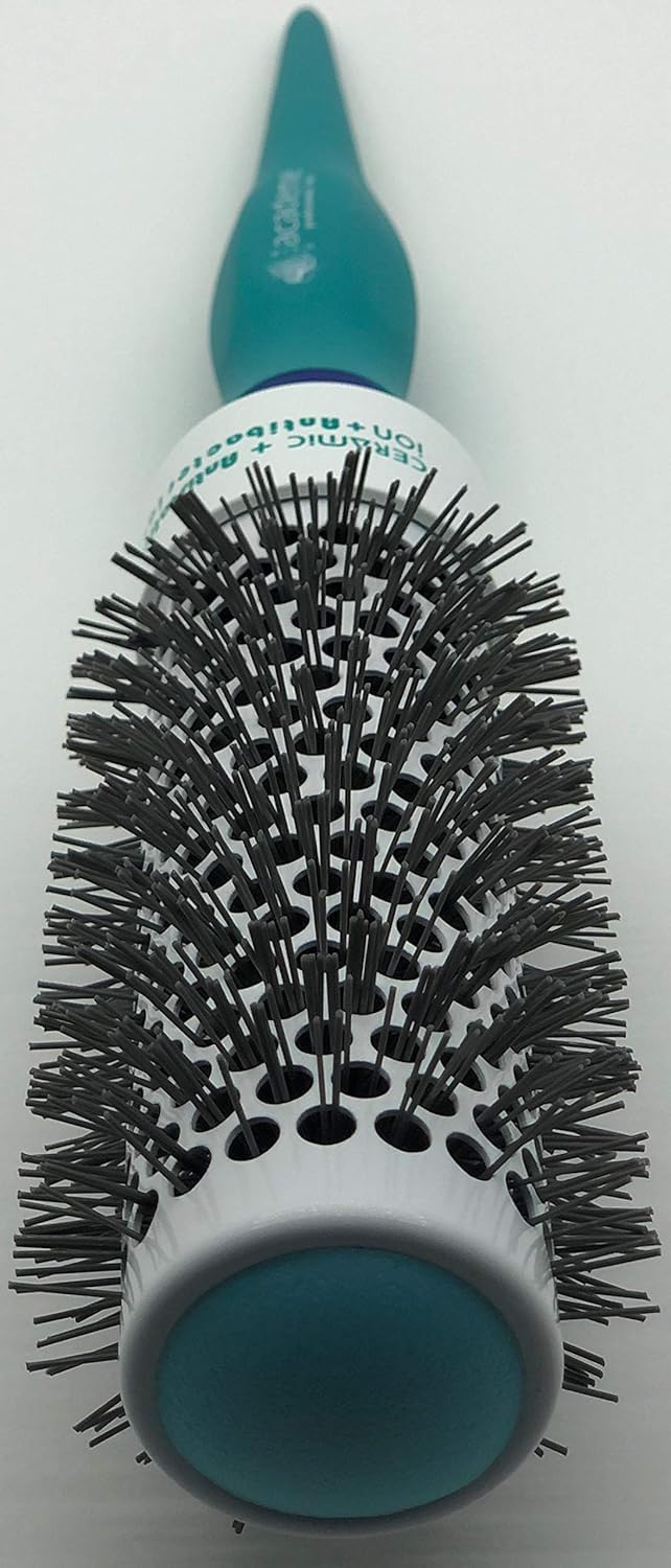 Antystatic Thermal Round Hair Brush (Medium 33mm, Green)
