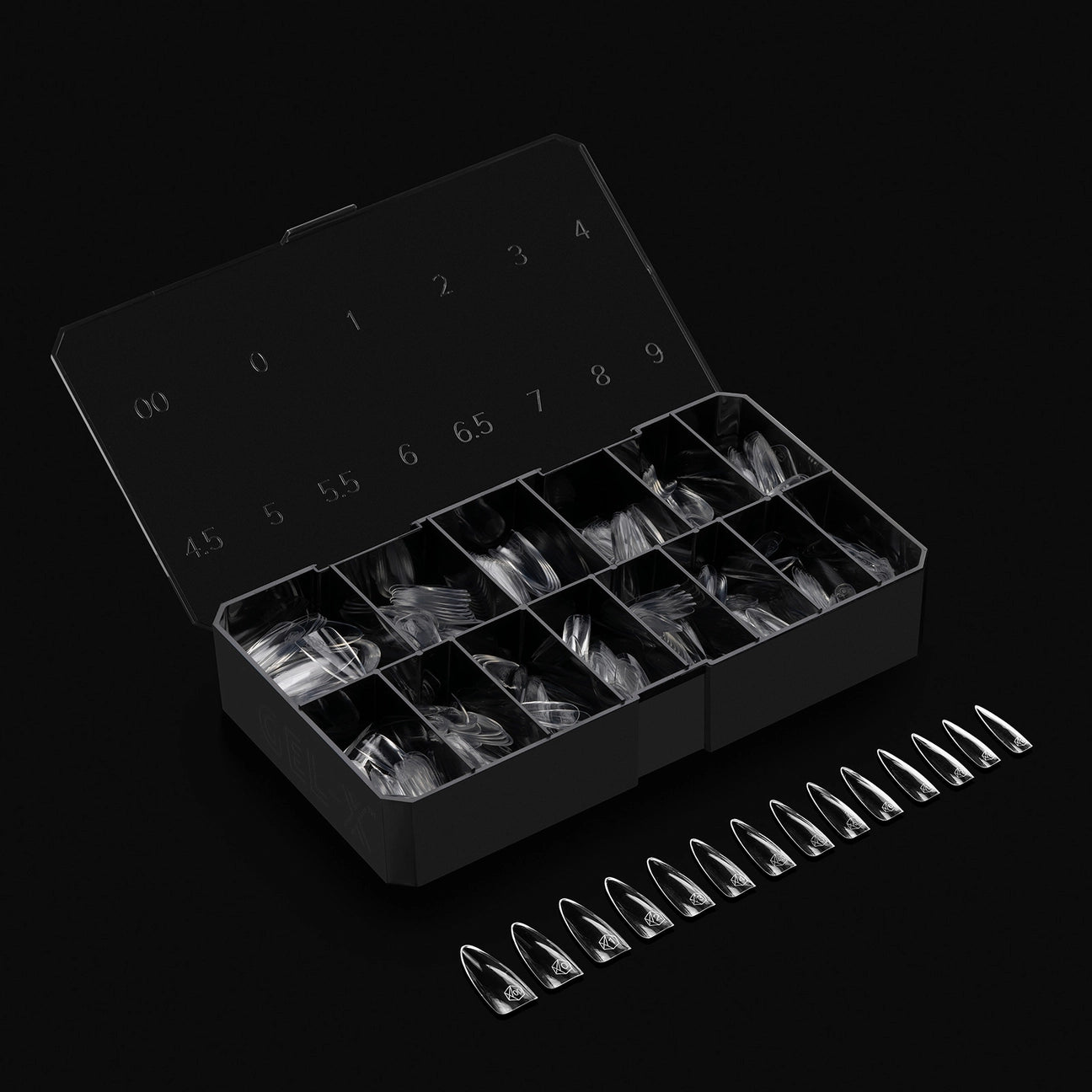 Gel-X® Natural Almond Long Nail Tips – Mini Box (280pcs)