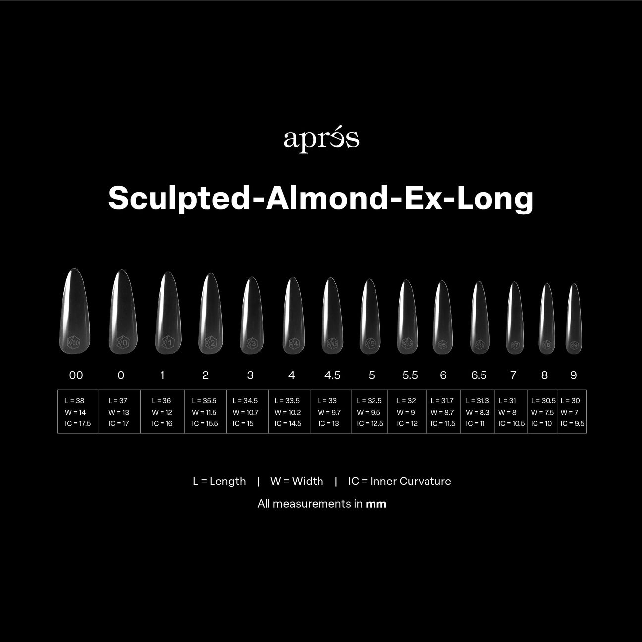 Gel-X Natural Coffin Medium Box of Tips 2.0 (600pcs)