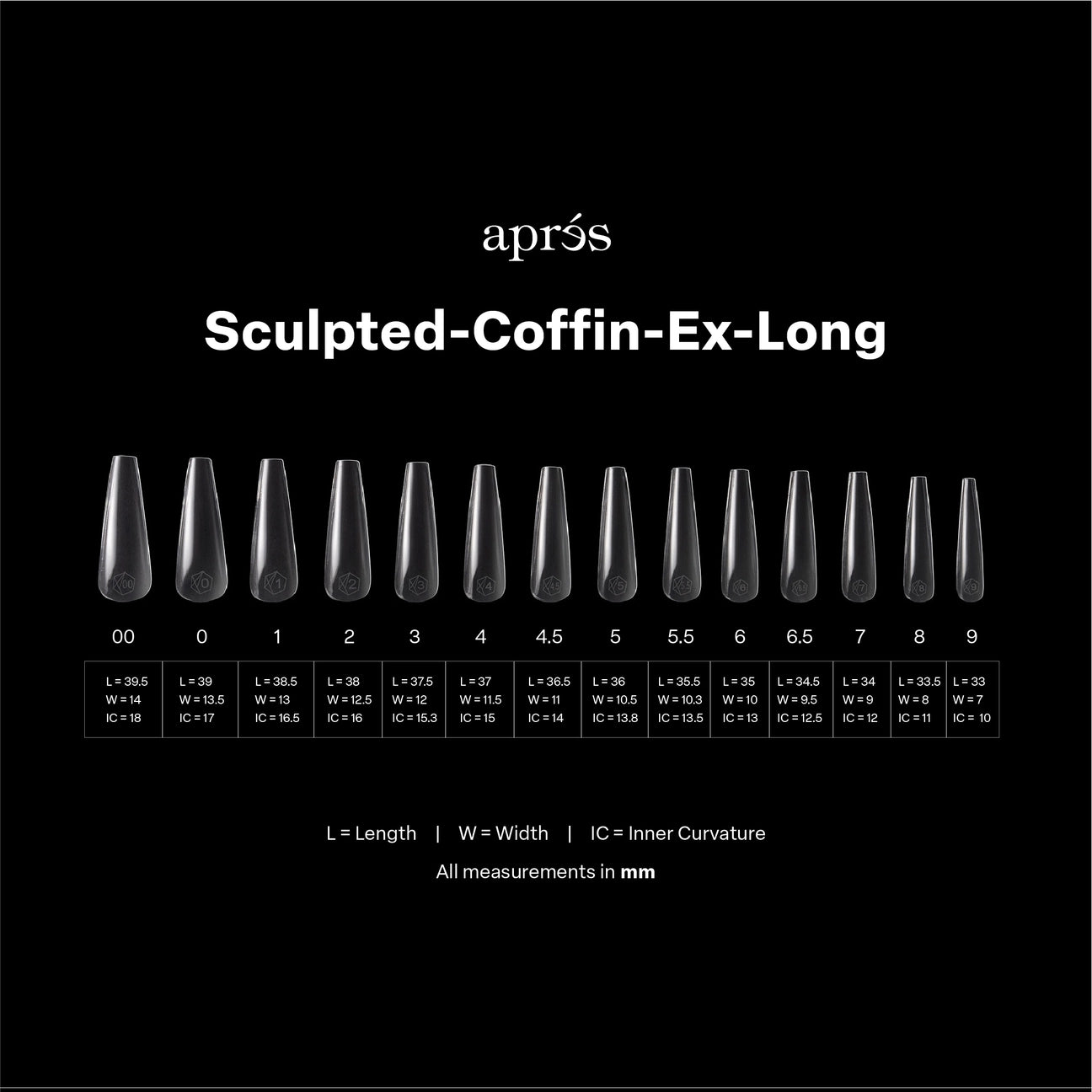 Gel-X Natural Coffin Medium Box of Tips 2.0 (600pcs)