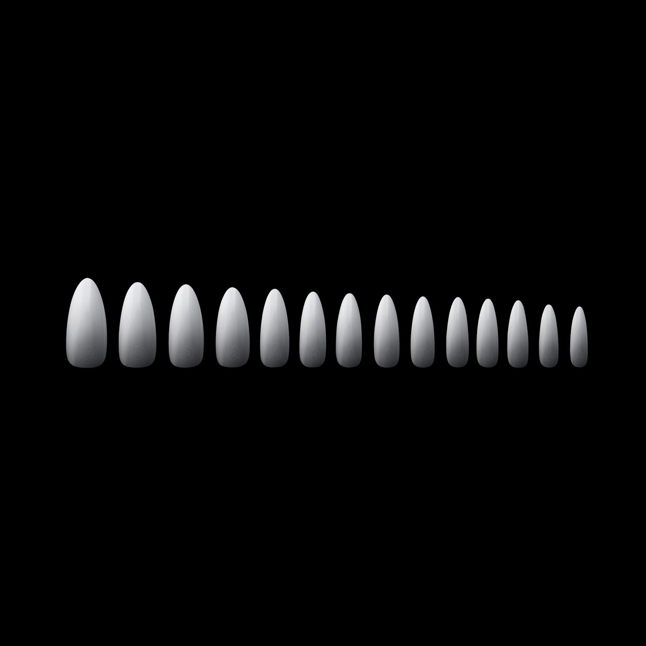 Ombré Gel-X® Sculpted Almond Medium Tip Box – 210pcs