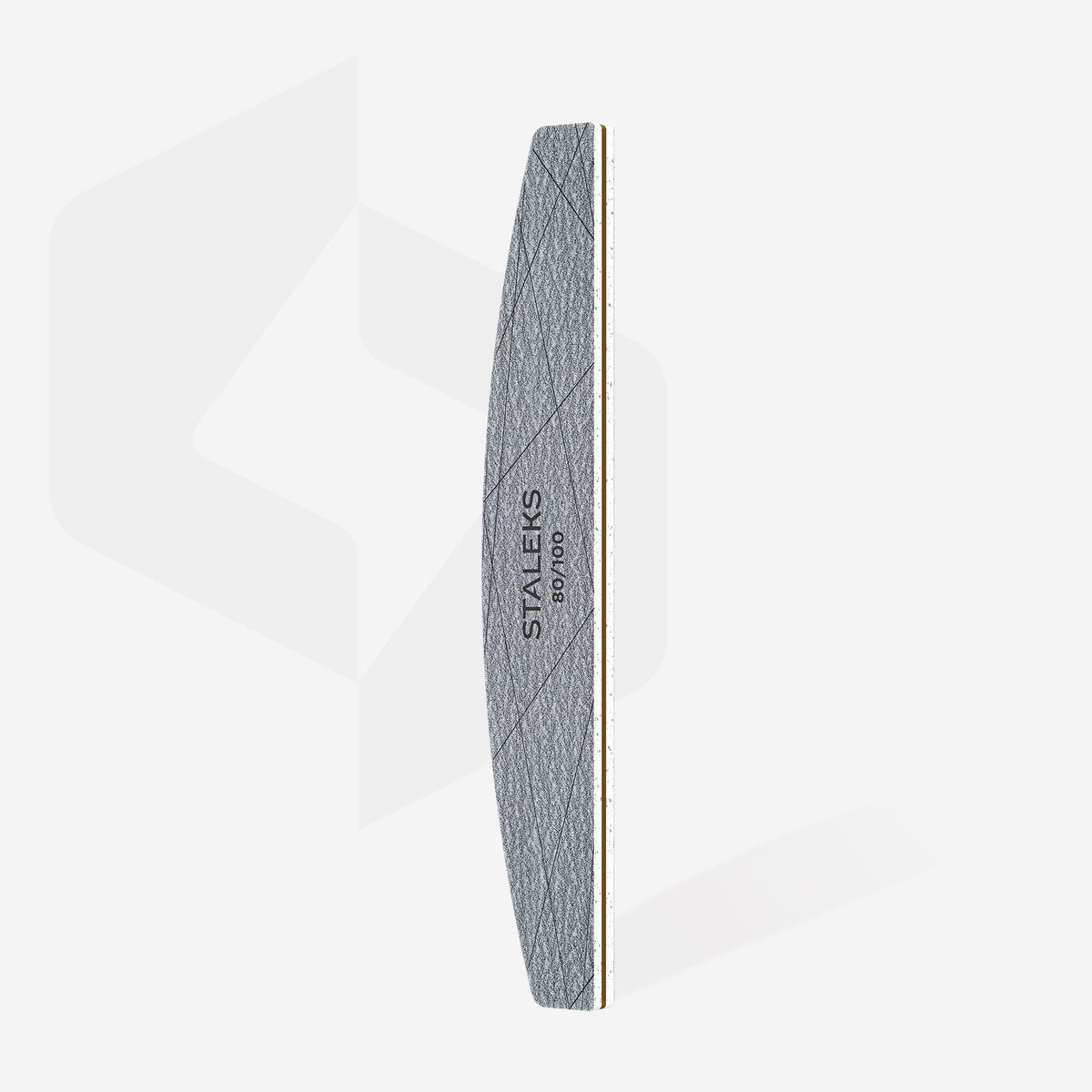 STALEKS SMART 40 Mineral nail file for nails crescent, 80/100 grit (25 pcs)