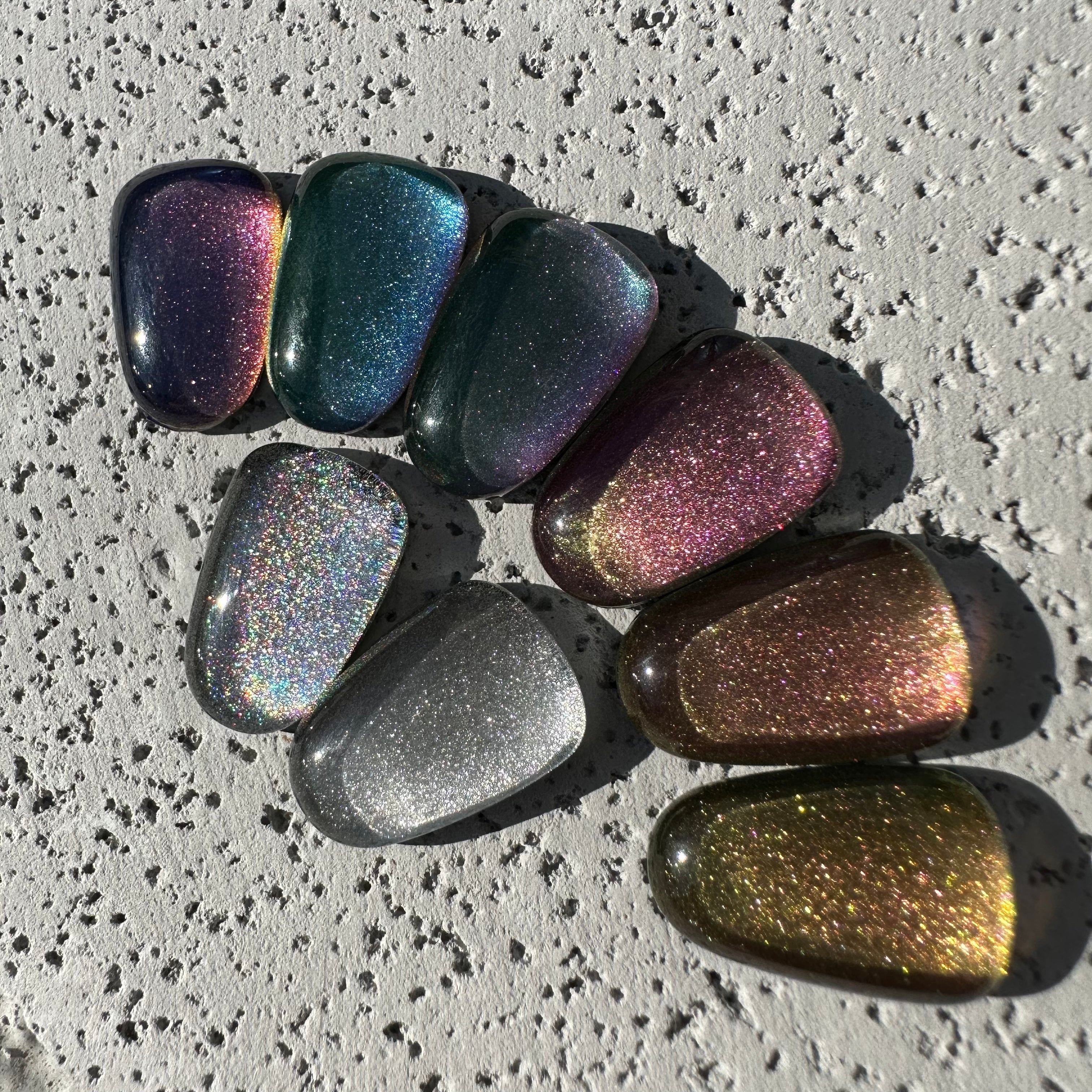 Gel Polish Cat Eye - Silver