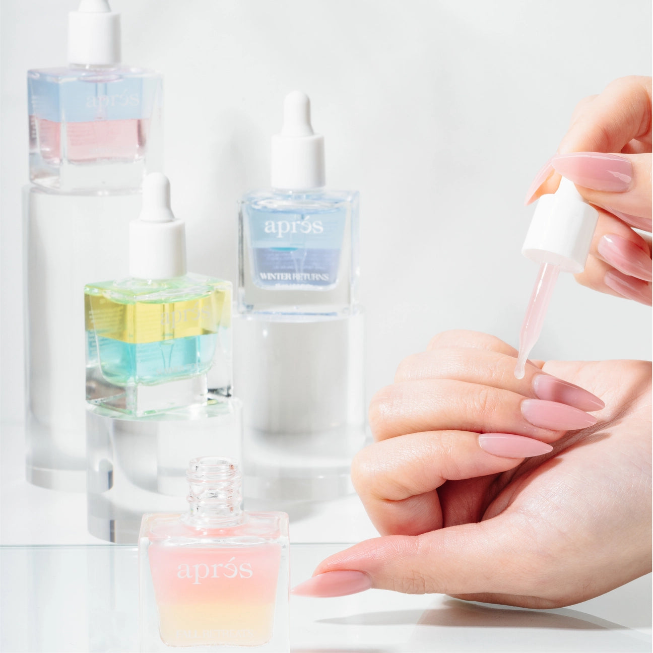 Apres Cuticle Serum - Spring Steps (Purple/Pink) - 15ml