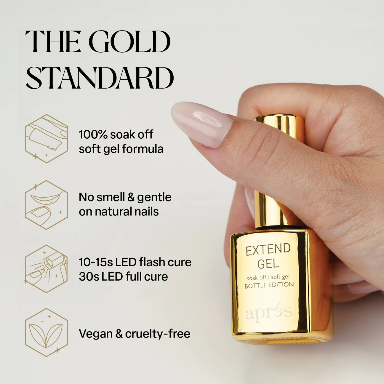 Extend Gel In Bottle (Gold) 30ml