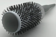 Round Hair Brush – X-Large 53 mm Barrel – Ceramic-Coated Styling Brush with Vented Bristles – Lightweight Design – Grey Handle