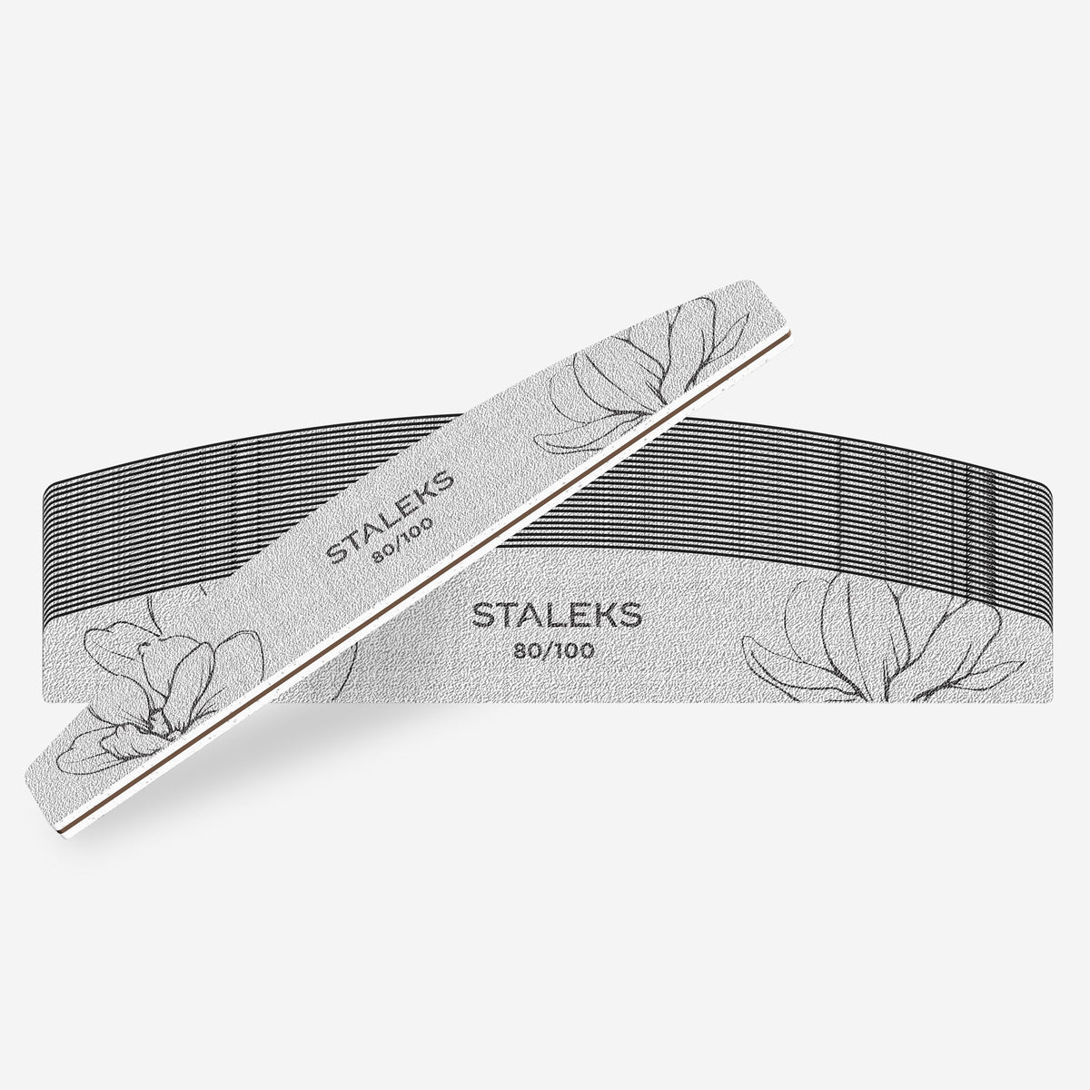 STALEKS EXPERT 40 Crescent mineral nail file, 80/100 grit (25 pc)