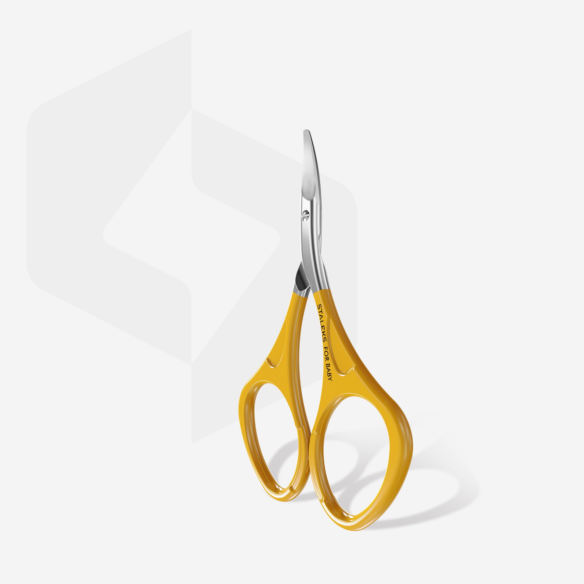Nail scissors for baby 0+ yellow BEAUTY & CARE 11 TYPE 8