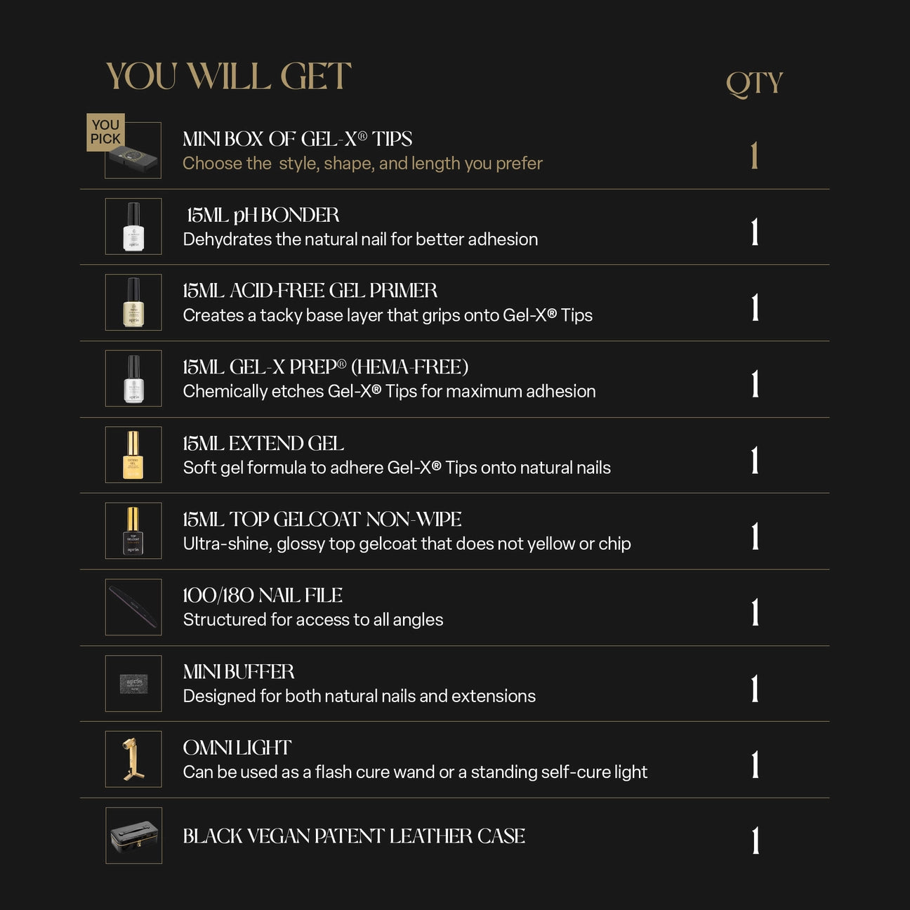 GEL-X Kit (Black)
