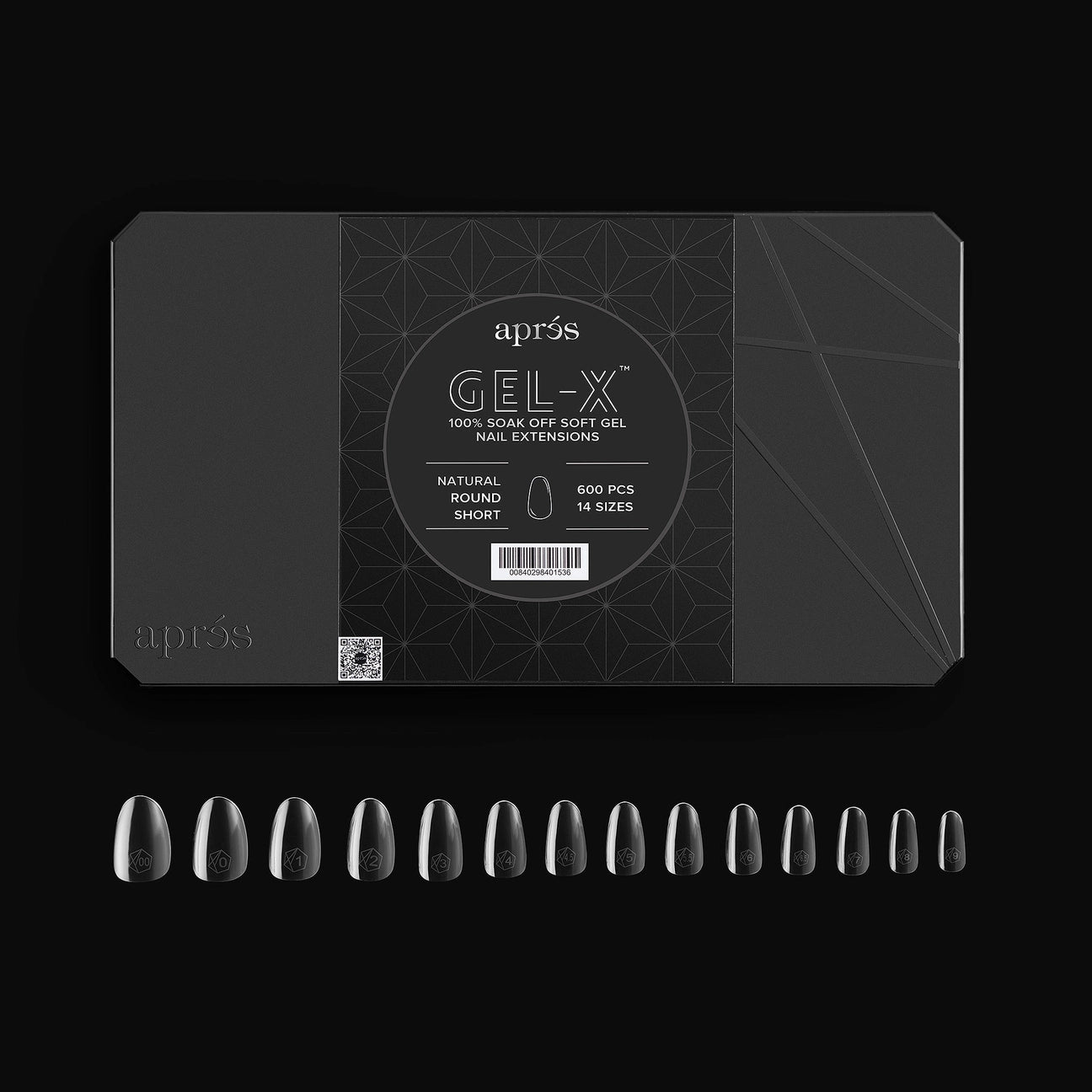 Gel-X Natural Coffin Medium Box of Tips 2.0 (600pcs)