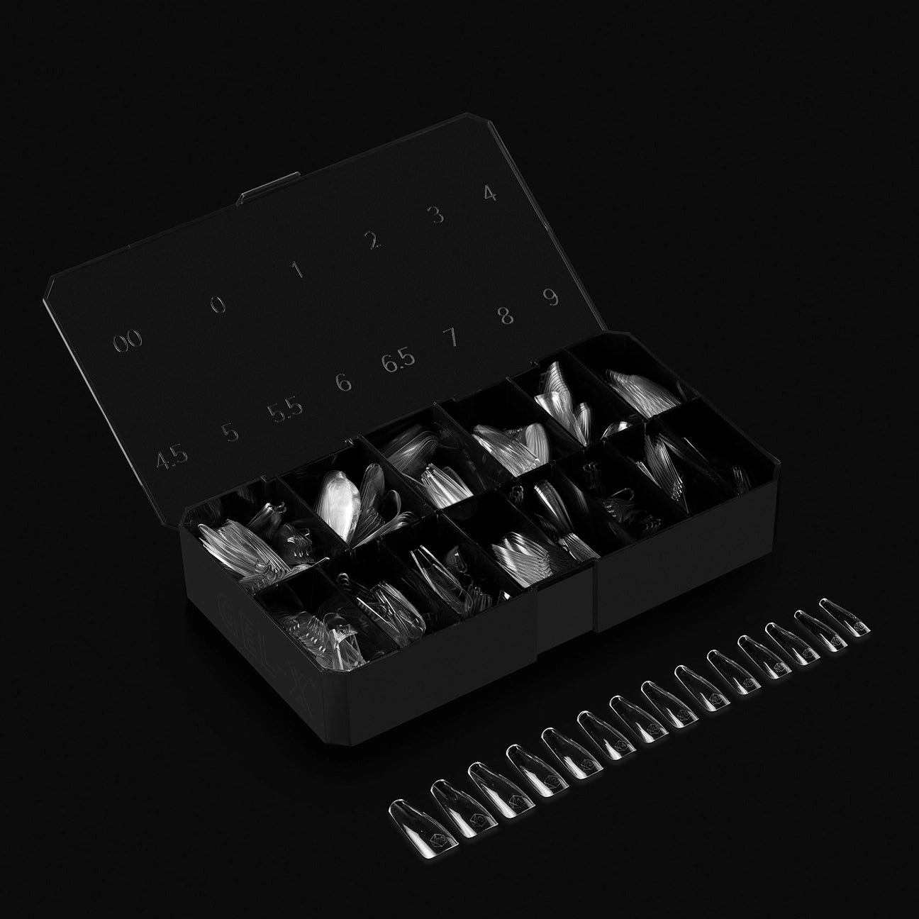 Gel-X® Sculpted Coffin Long Nail Tips – Mini Box (280pcs)