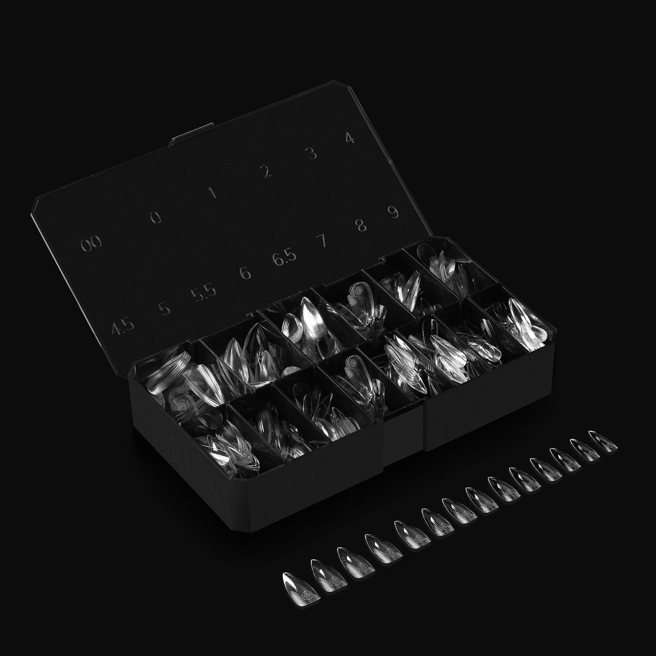 Gel-X Sculpted Coffin Long Box of Tips 2.0 (600pcs)