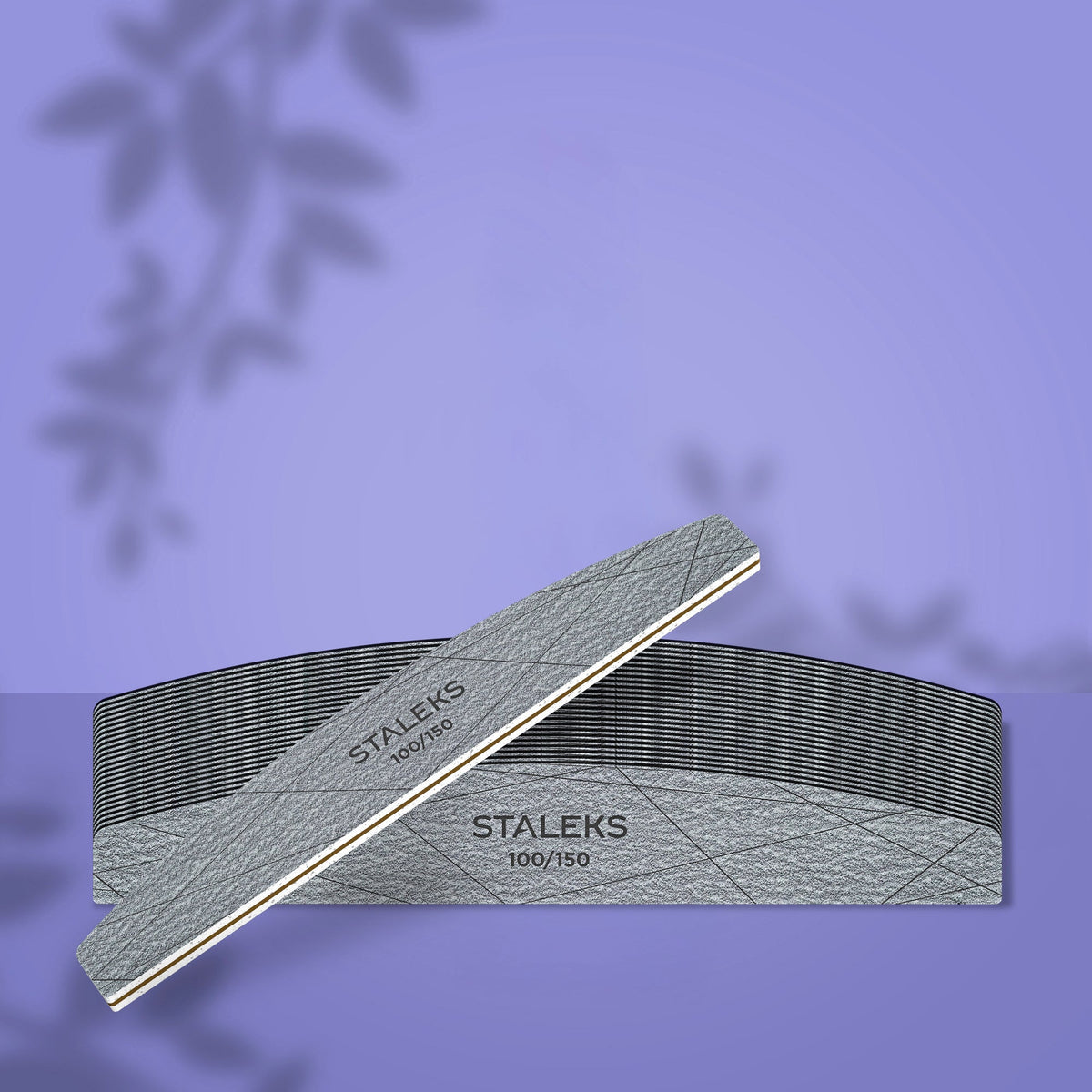 STALEKS SMART 40 Mineral nail file crescent 100/150 grit (25 pcs)