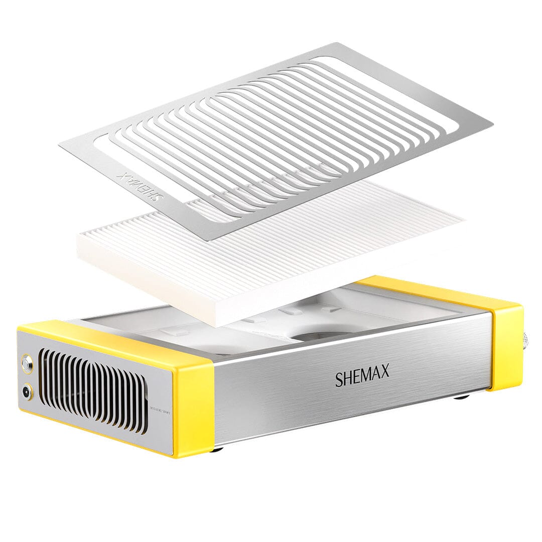New Shemax Style Pro Yellow – Professional nail dust collector