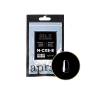 Gel-X® Natural Coffin Extra Short Refill Bag – Size 8 (50pcs)