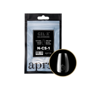 Gel-X® Natural Coffin Short Refill Bag – Size 1 (50pcs)