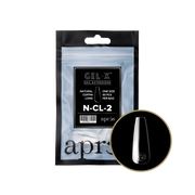 Gel-X® Natural Coffin Long Refill Bag – Size 2 (50pcs)