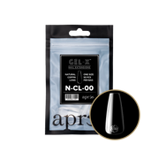 Gel-X® Natural Coffin Long Refill Bag – Size 00 (50pcs)