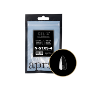 Gel-X® Natural Stiletto Extra Short Refill Bag – Size 4 (50pcs)