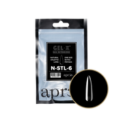 Gel-X® Natural Stiletto Long Refill Bag – Size 6 (50pcs)