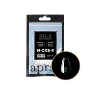 Gel-X® Natural Coffin Extra Short Refill Bag – Size 4 (50pcs)