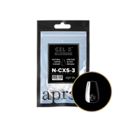 Gel-X® Natural Coffin Extra Short Refill Bag – Size 3 (50pcs)