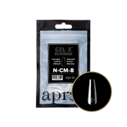 Gel-X® Natural Coffin Medium Refill Bag – Size 8 (50pcs)