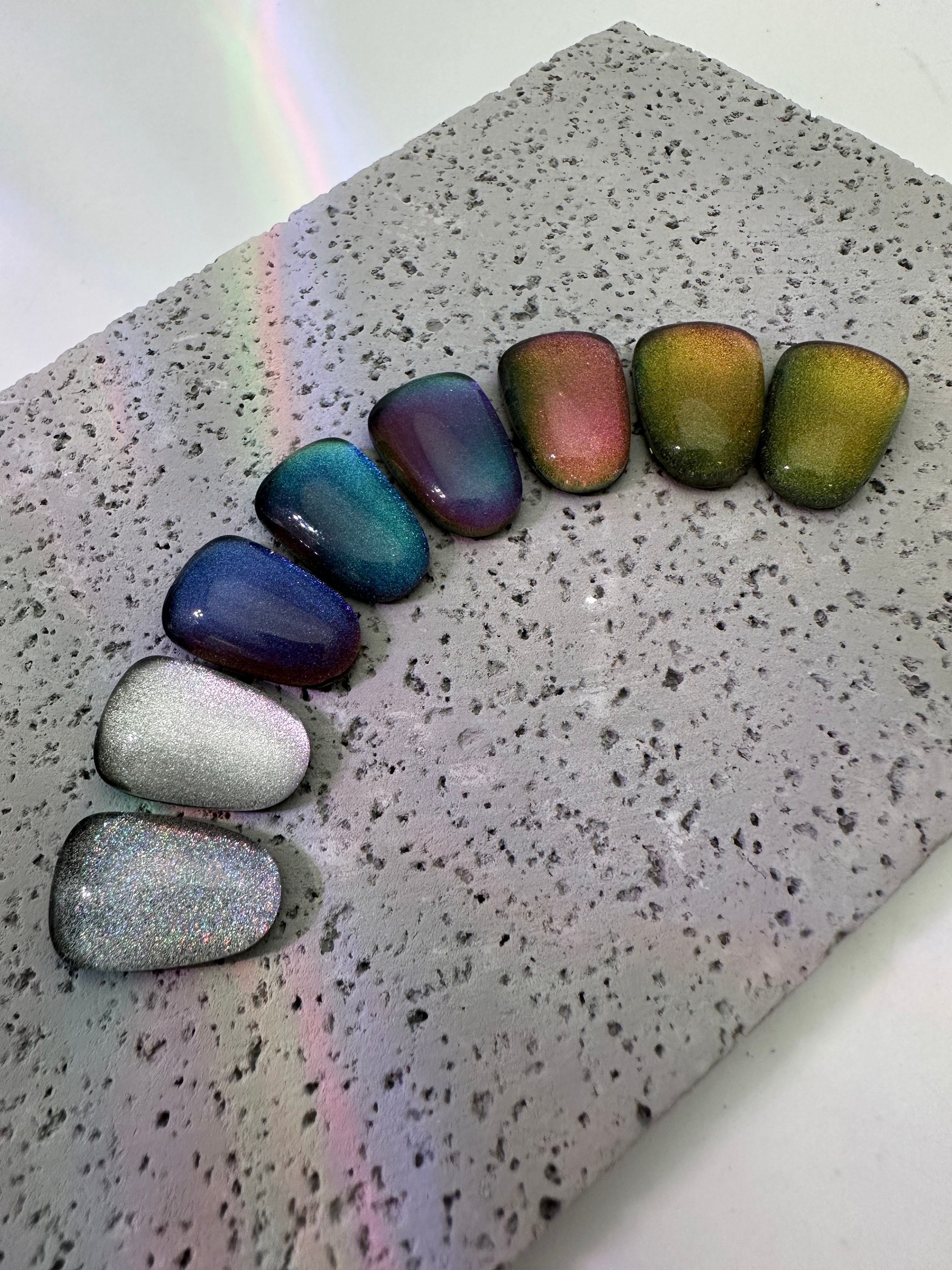 Gel Polish Cat Eye - Silver