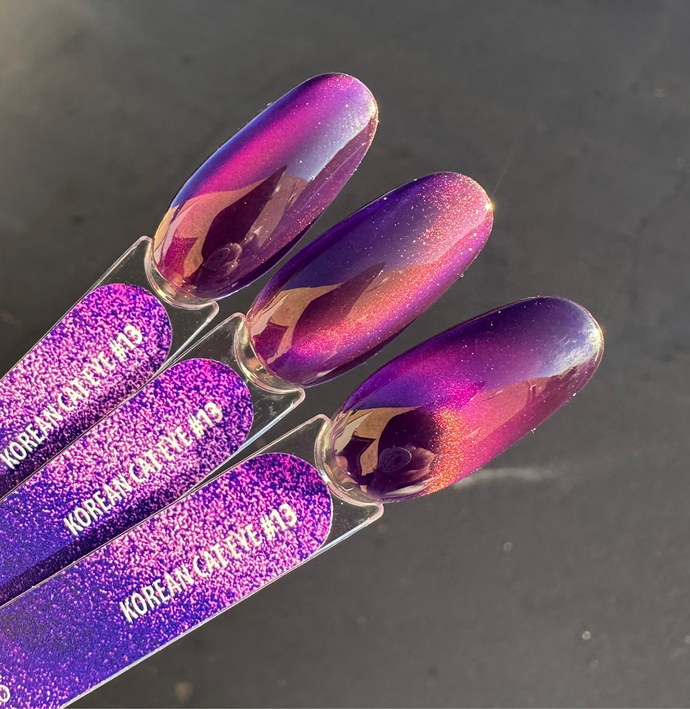 Gel Polish Korean Cat Eye - Purple Spell