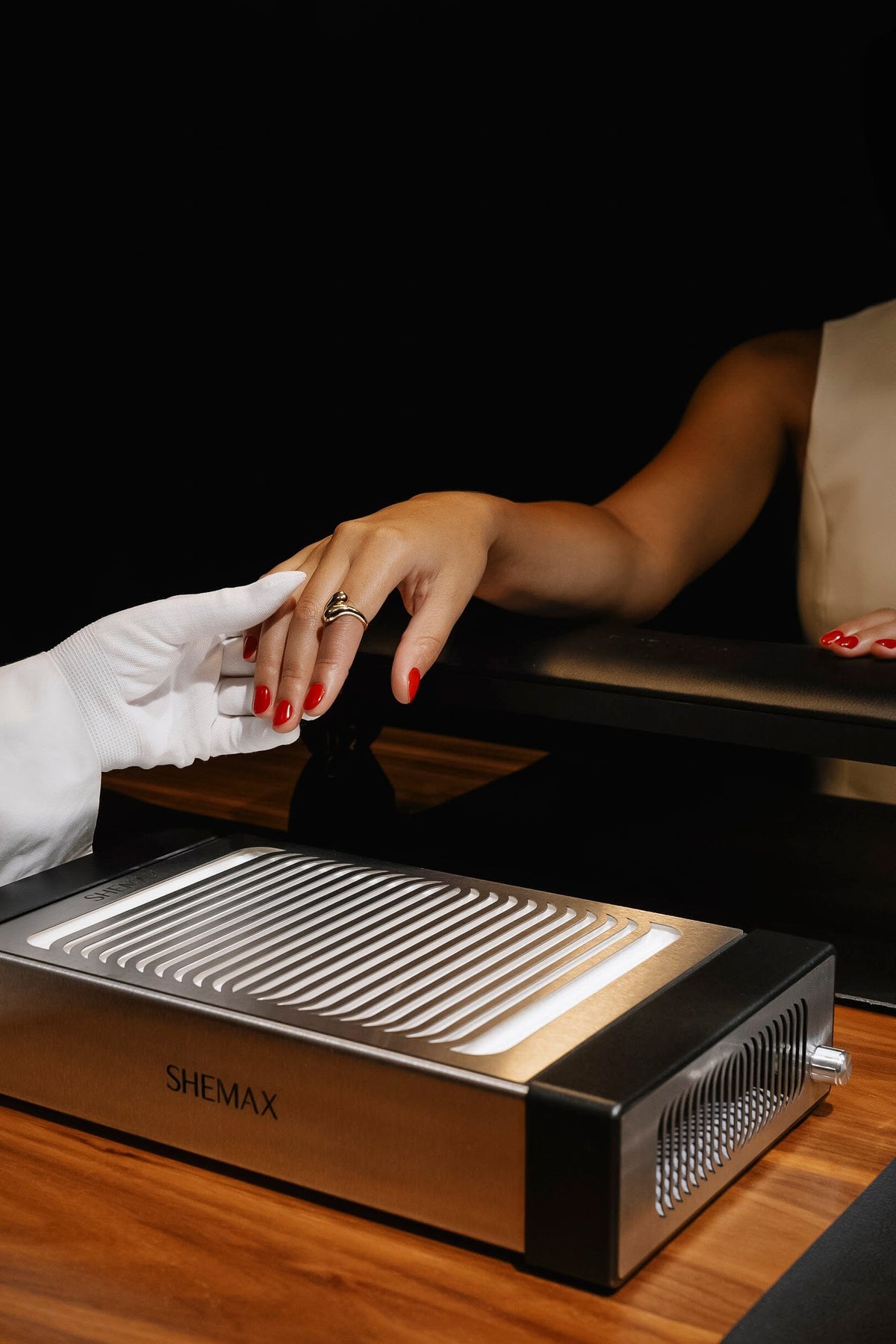 New Shemax Style Pro Black — Professional manicure nail dust collector