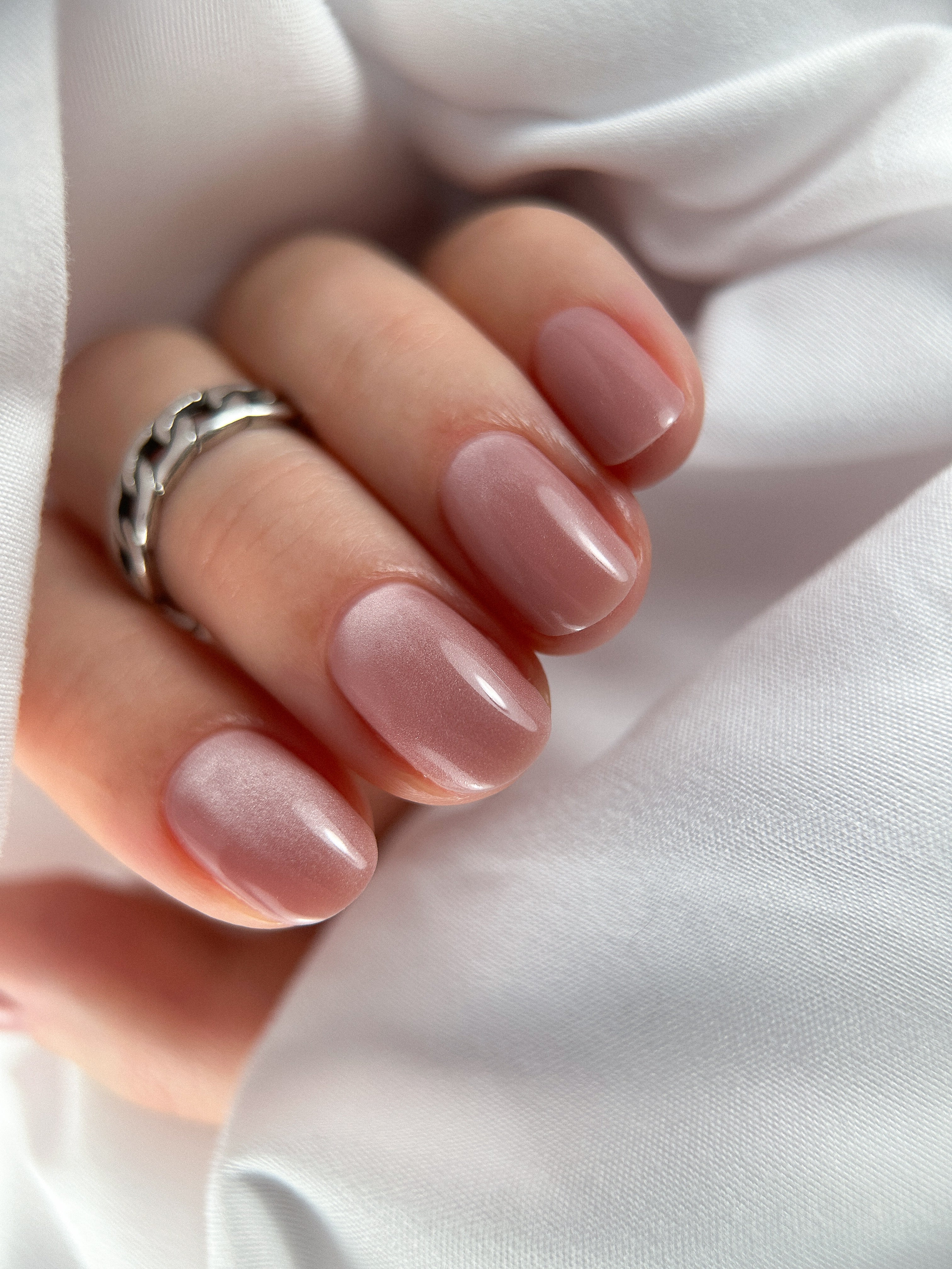 Gel Polish Korean Cat Eye - Bare Rose