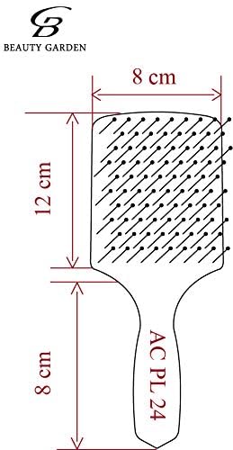 Plastic Paddle Antystatic Hair Brush with Plastic Bristles for Massage