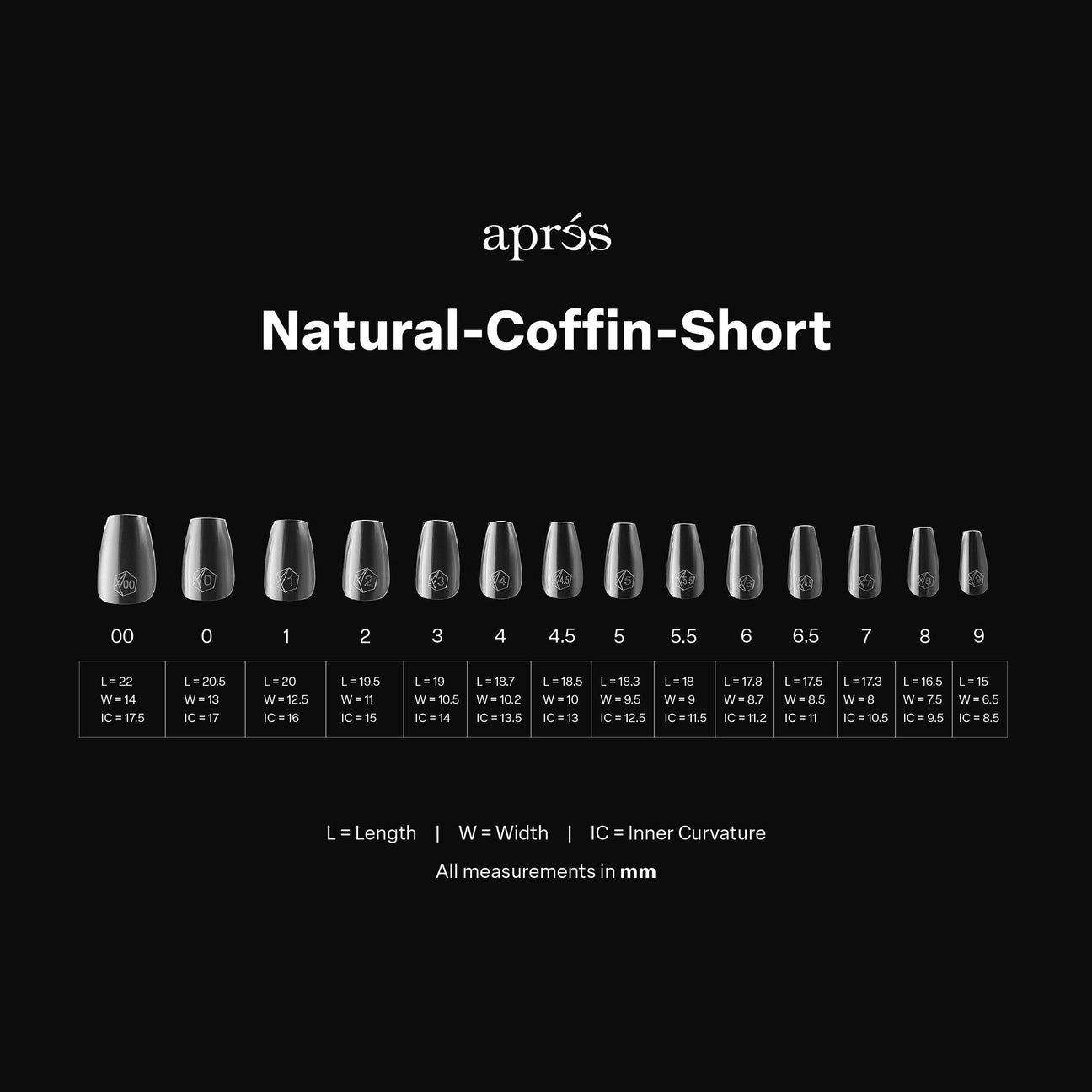 Gel-X Natural Coffin Medium Box of Tips 2.0 (600pcs)