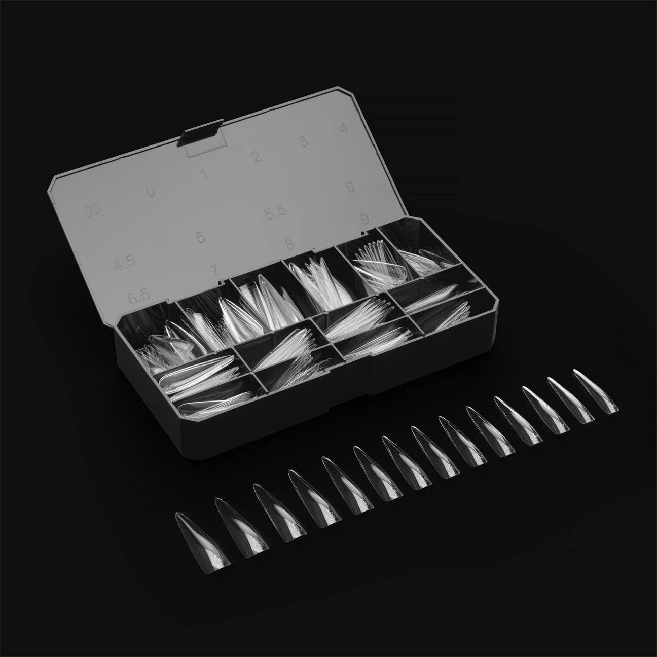 Gel-X® Sculpted Stiletto XXL Nail Tips – Mini Box (210pcs)
