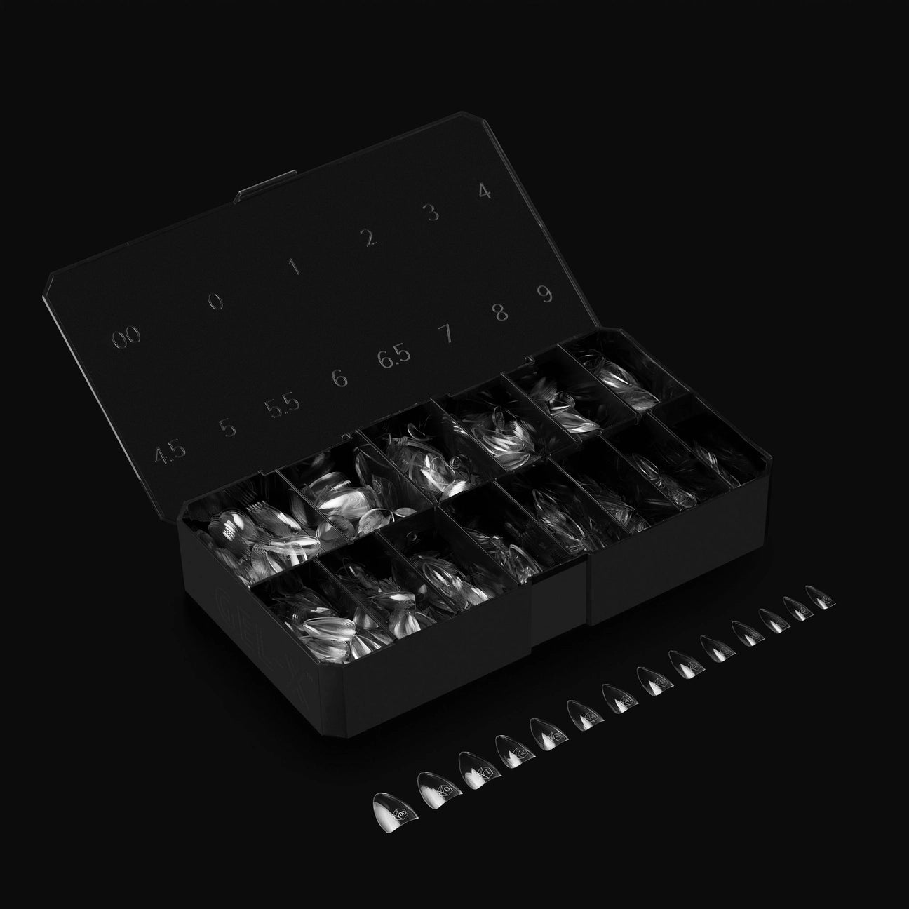 Gel-X Natural Coffin Medium Box of Tips 2.0 (600pcs)