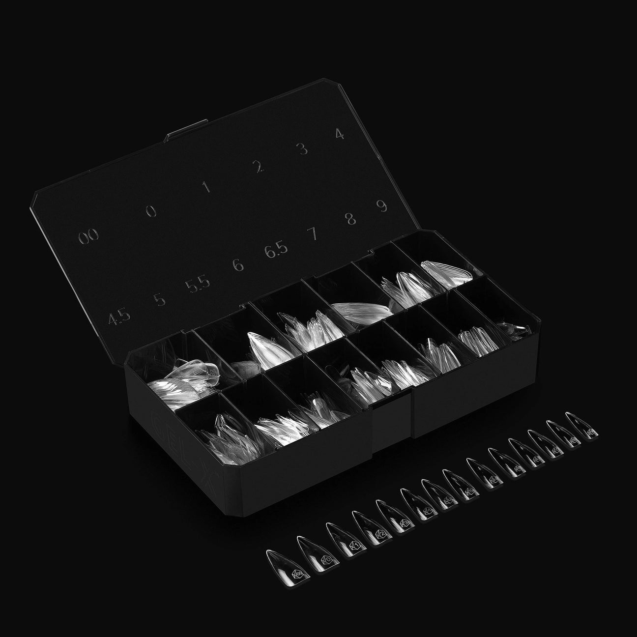 Gel-X Sculpted Coffin Long Box of Tips 2.0 (600pcs)