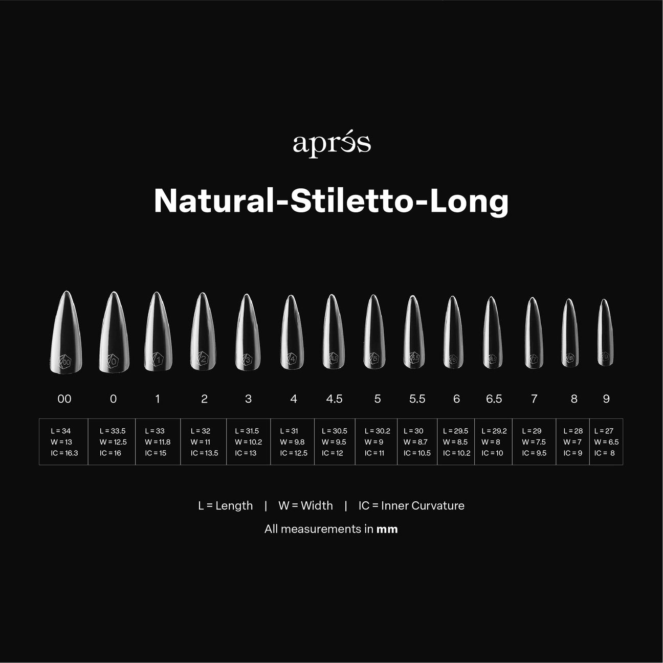 Gel-X® Natural Stiletto Long Nail Tips – Mini Box (280pcs)