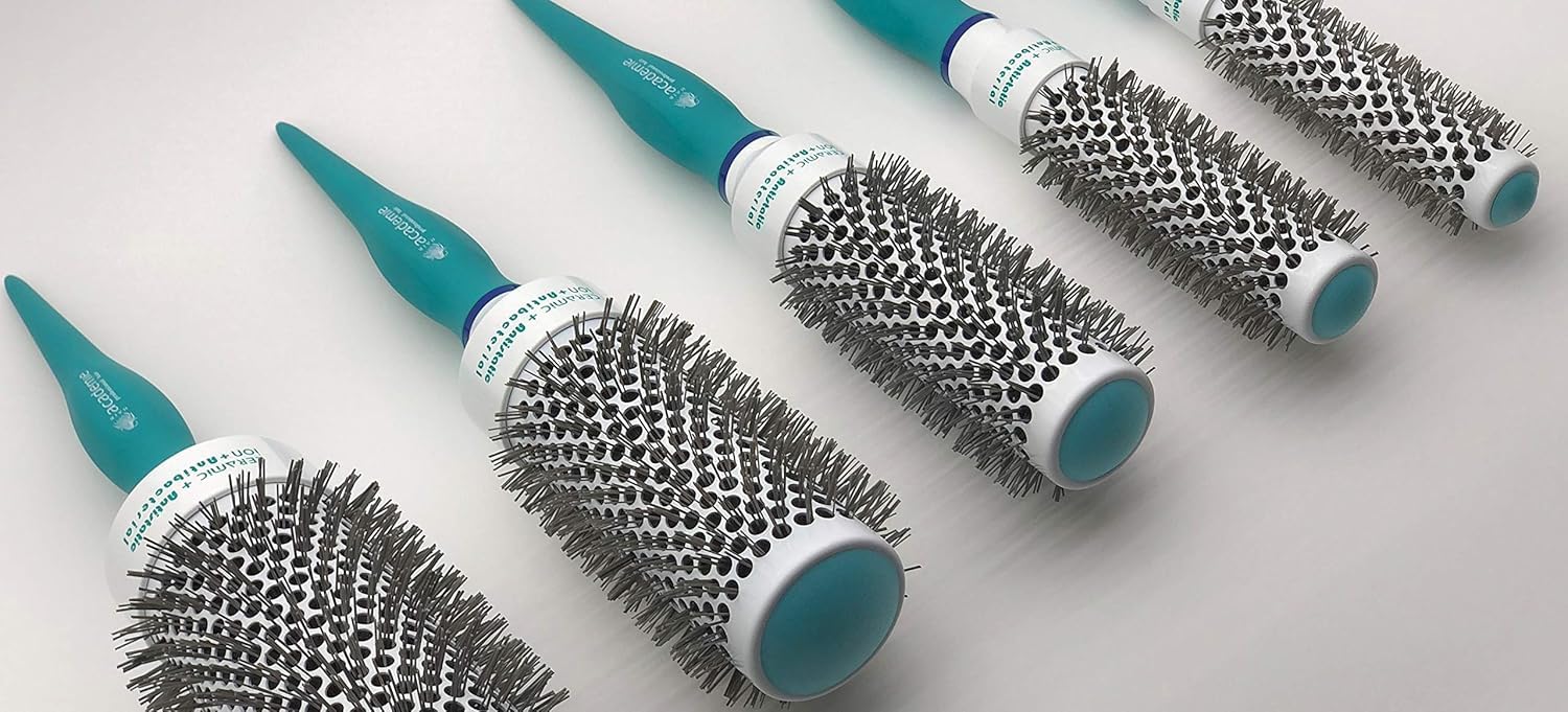 Antystatic Thermal Round Hair Brush (X-Large 53mm, Green)
