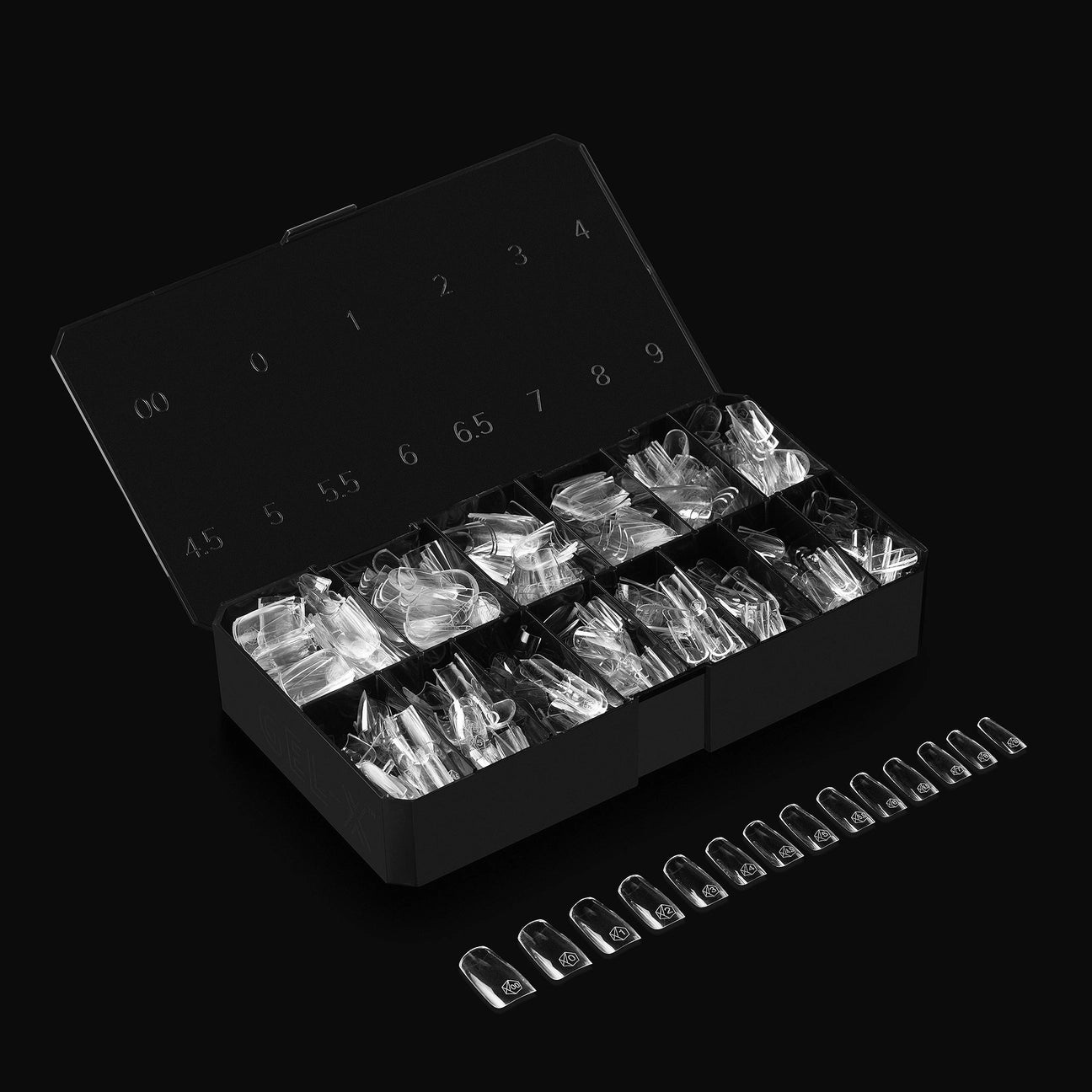 Gel-X Natural Coffin Medium Box of Tips 2.0 (600pcs)