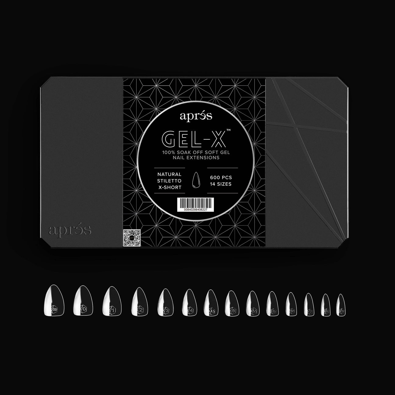 Gel-X Natural Coffin Medium Box of Tips 2.0 (600pcs)