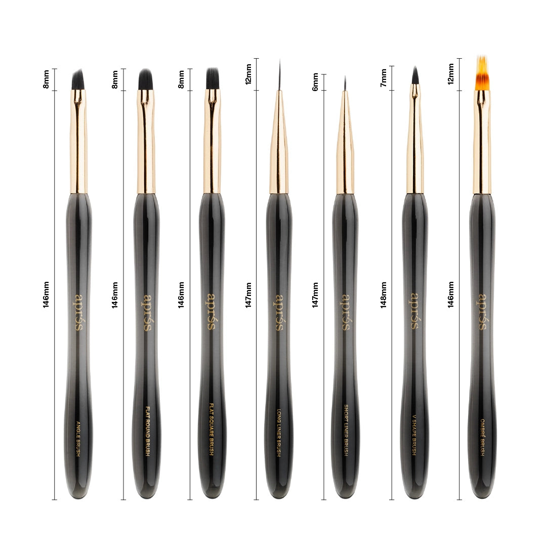 Aprés Art Brush Set - 7pcs