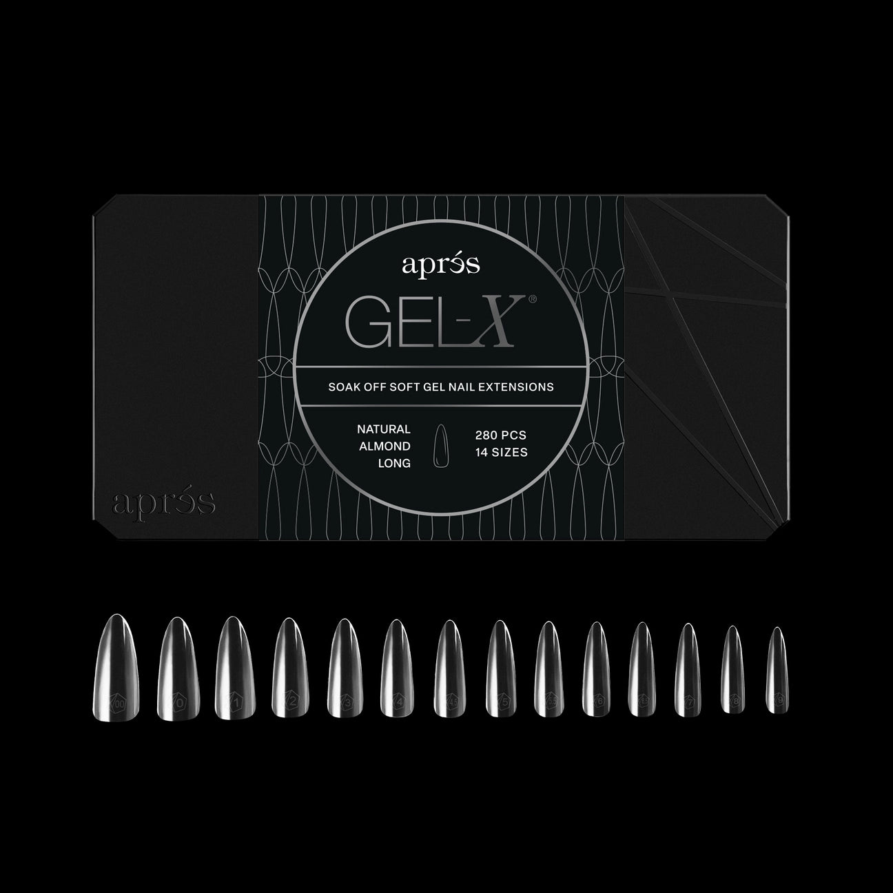 Gel-X® Natural Almond Long Nail Tips – Mini Box (280pcs)