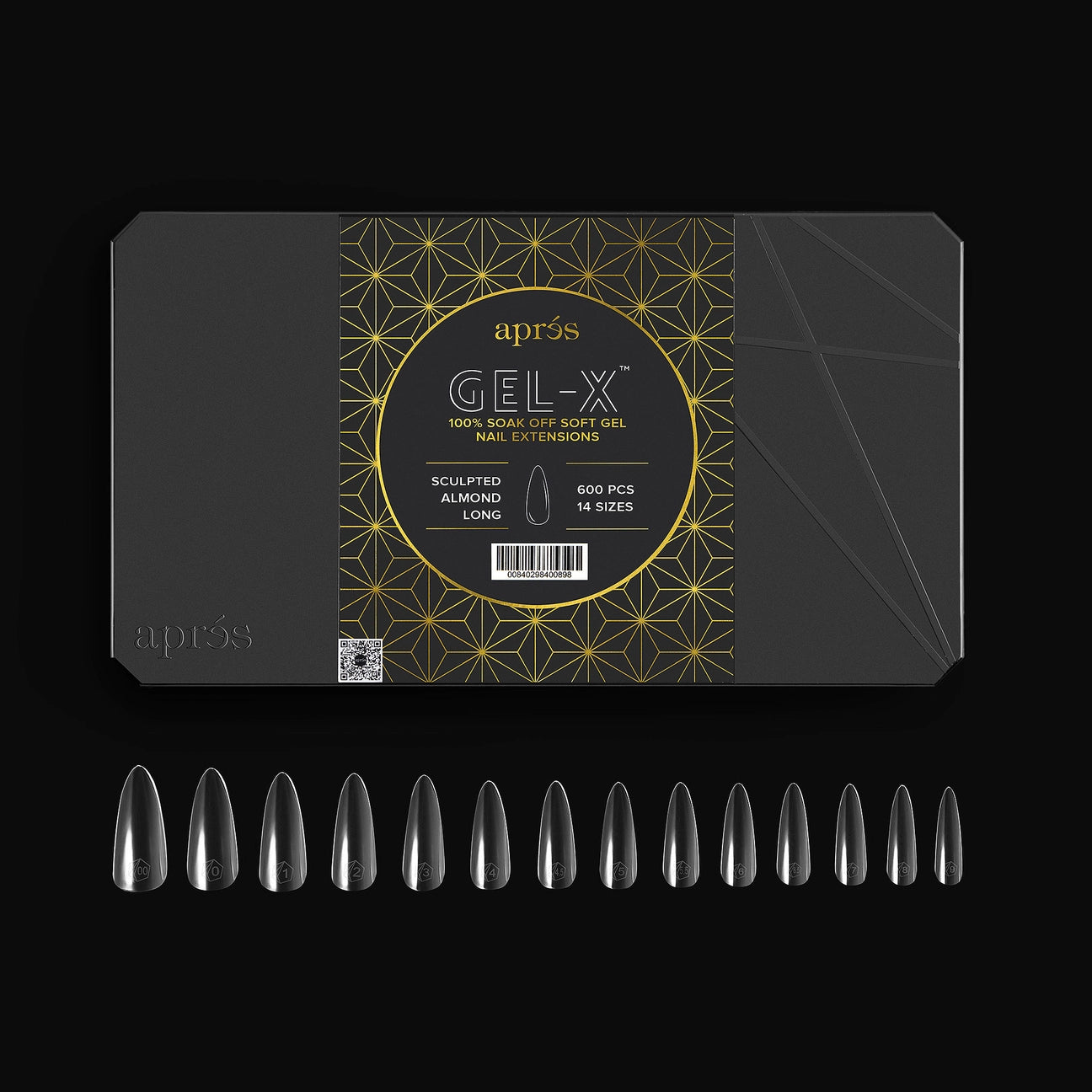 Gel-X Natural Coffin Medium Box of Tips 2.0 (600pcs)