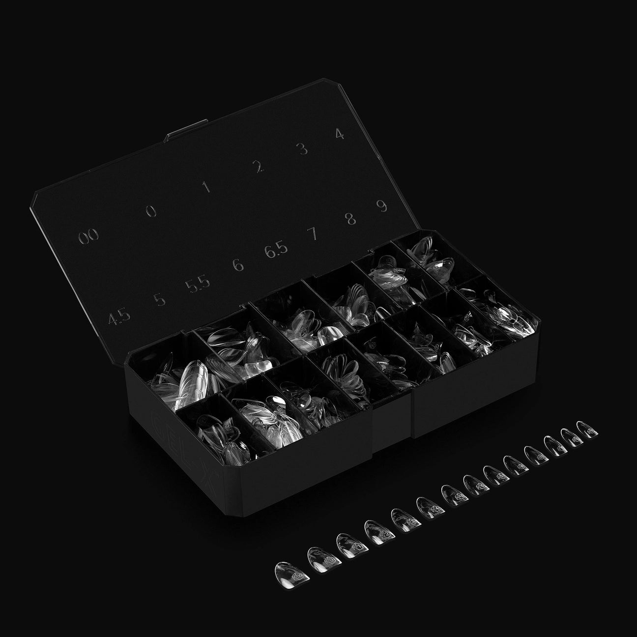 Gel-X® Natural Round Short Nail Tips – Mini Box (280pcs)