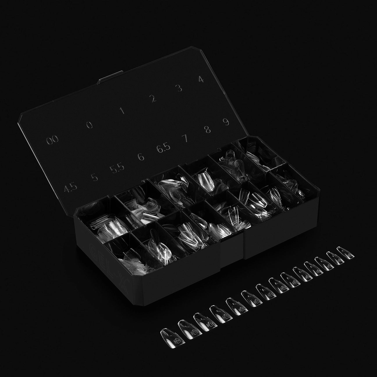Gel-X® Sculpted Coffin Medium Nail Tips – Mini Box (280pcs)