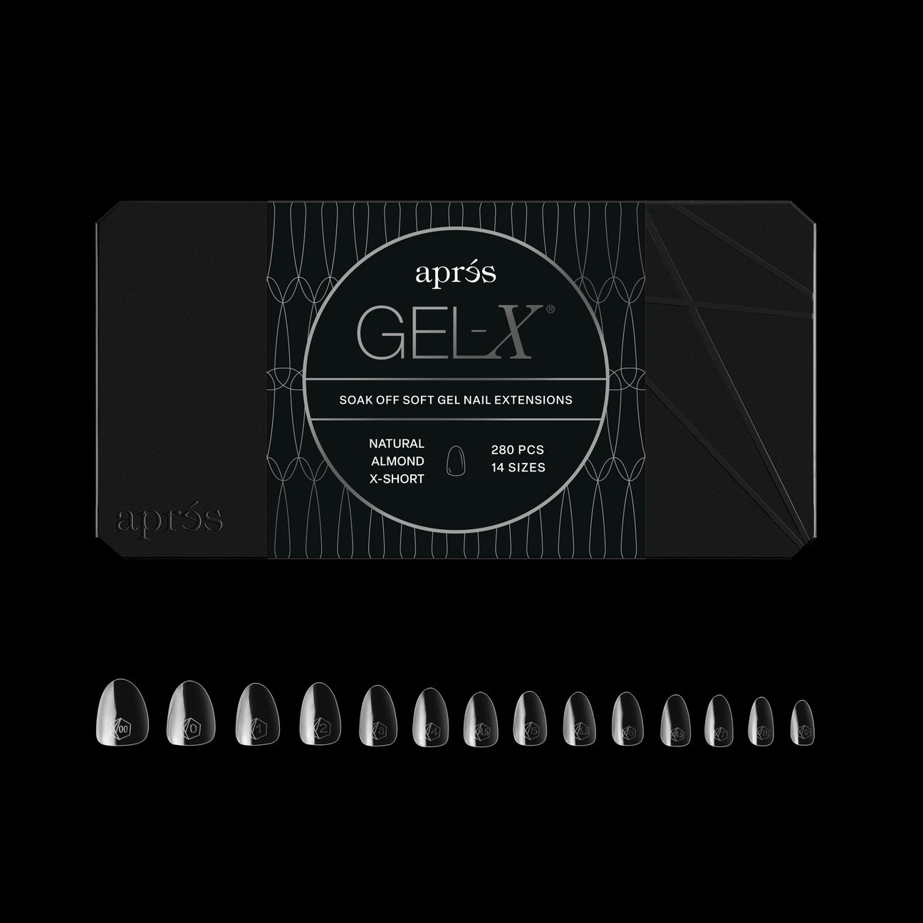 Gel-X® Natural Almond Extra Short Nail Tips – Mini Box (280pcs)