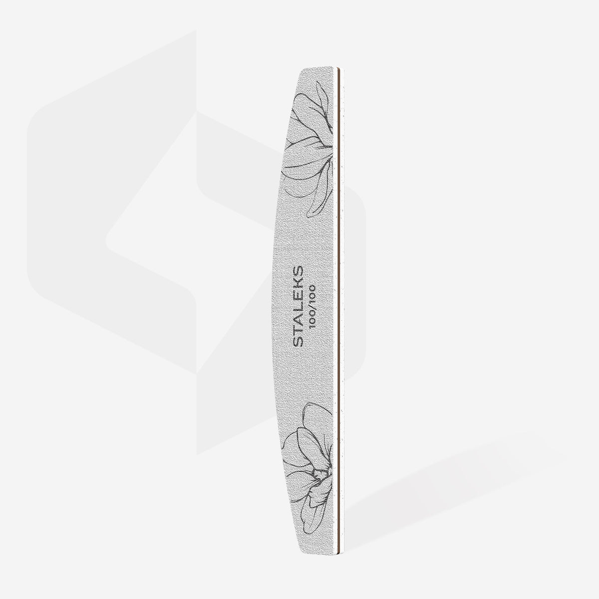 STALEKS EXPERT 40 Crescent mineral nail file, 100/100 grit (1 pc)