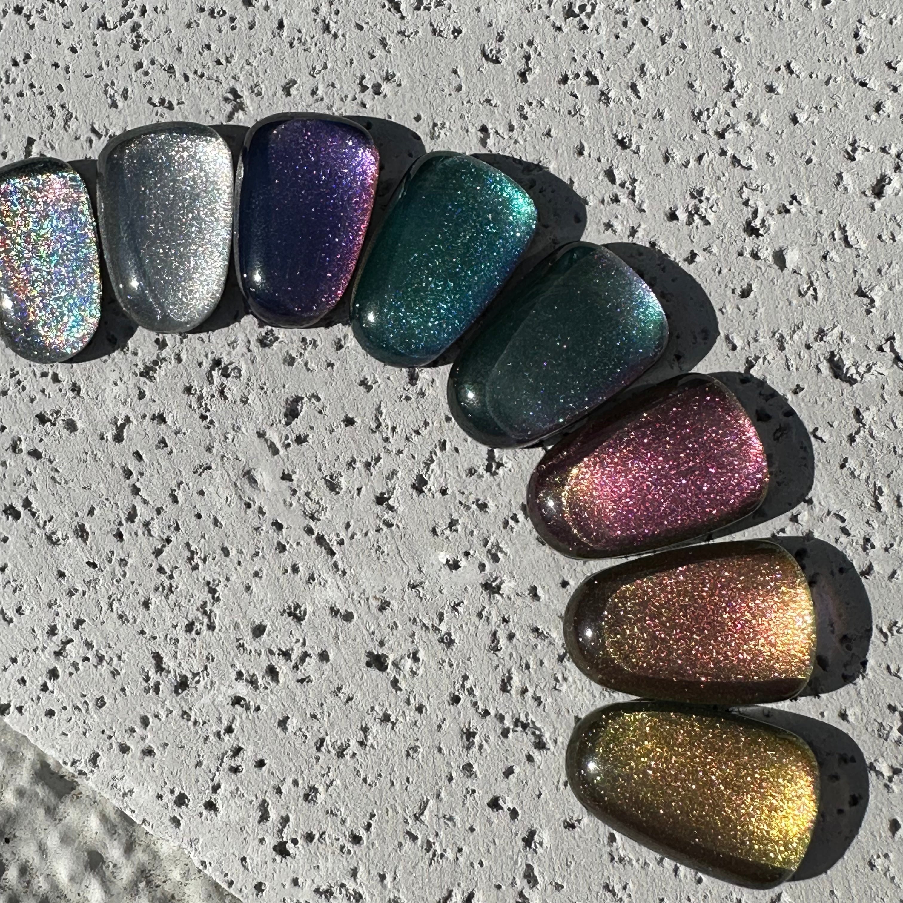 Gel Polish Cat Eye - Silver