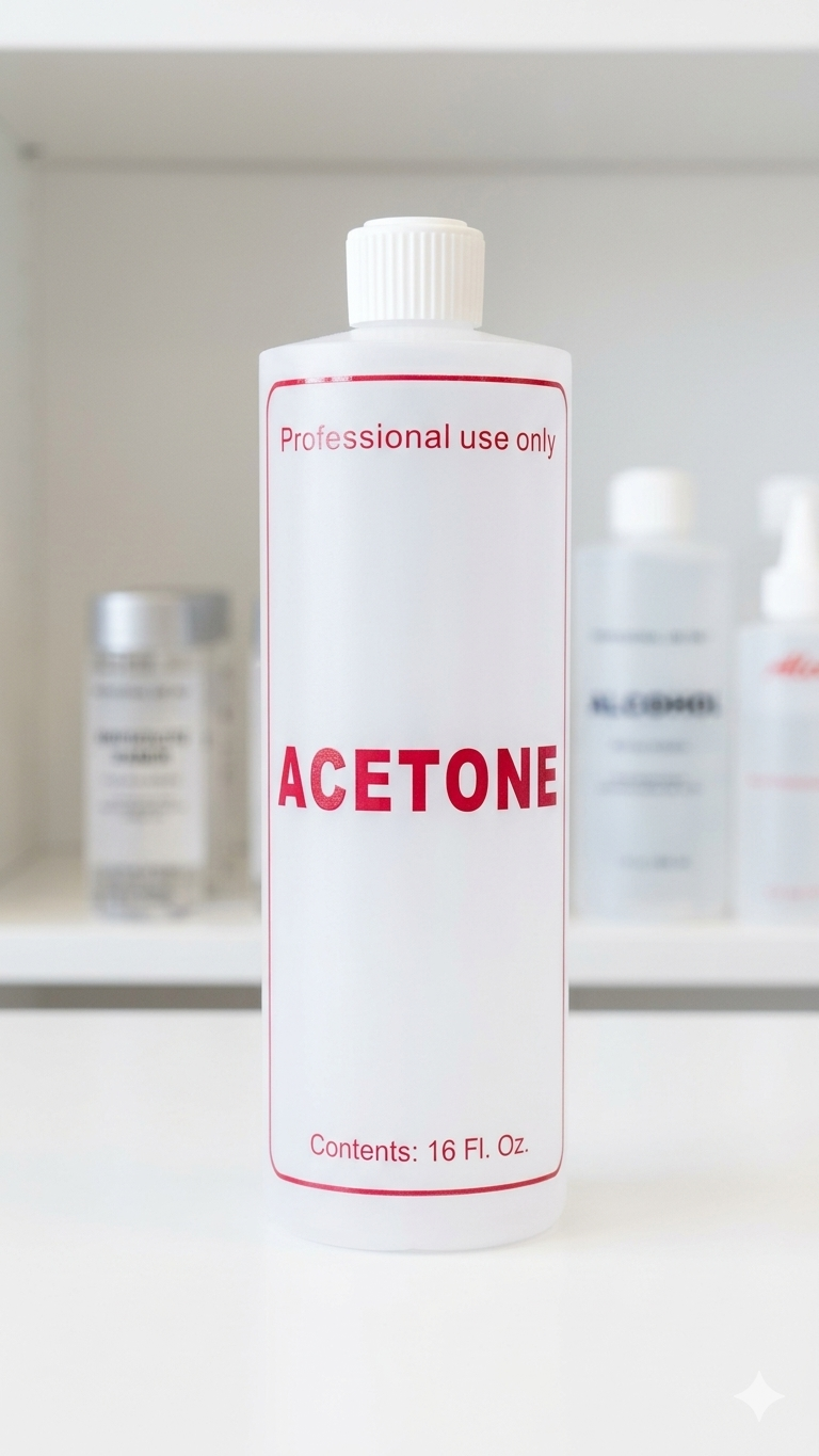 Professional Pure Acetone - High-Strength Solvent (16oz)