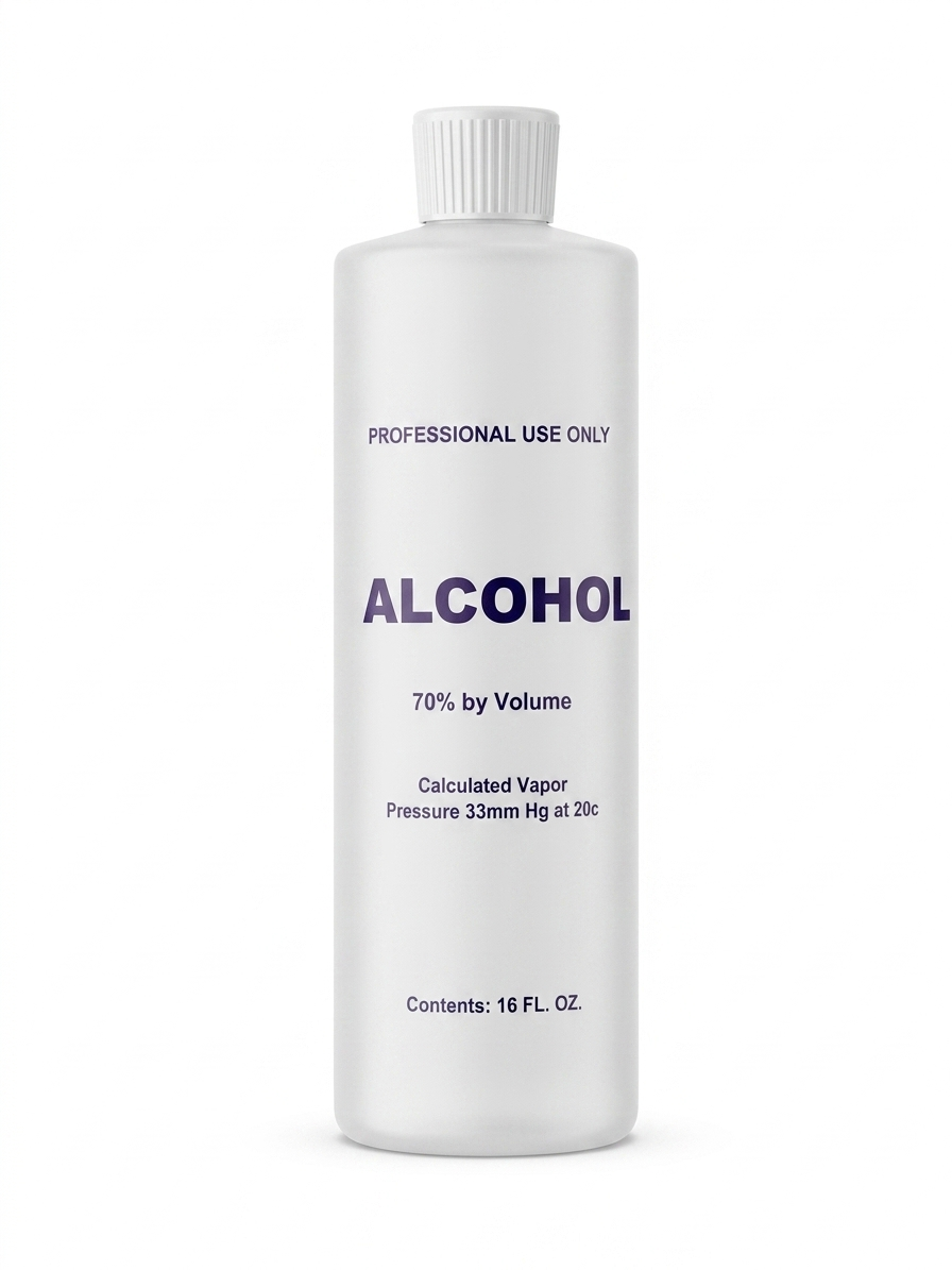 Professional Grade Isopropyl Alcohol – 16oz Bulk Size (70% by Volume)